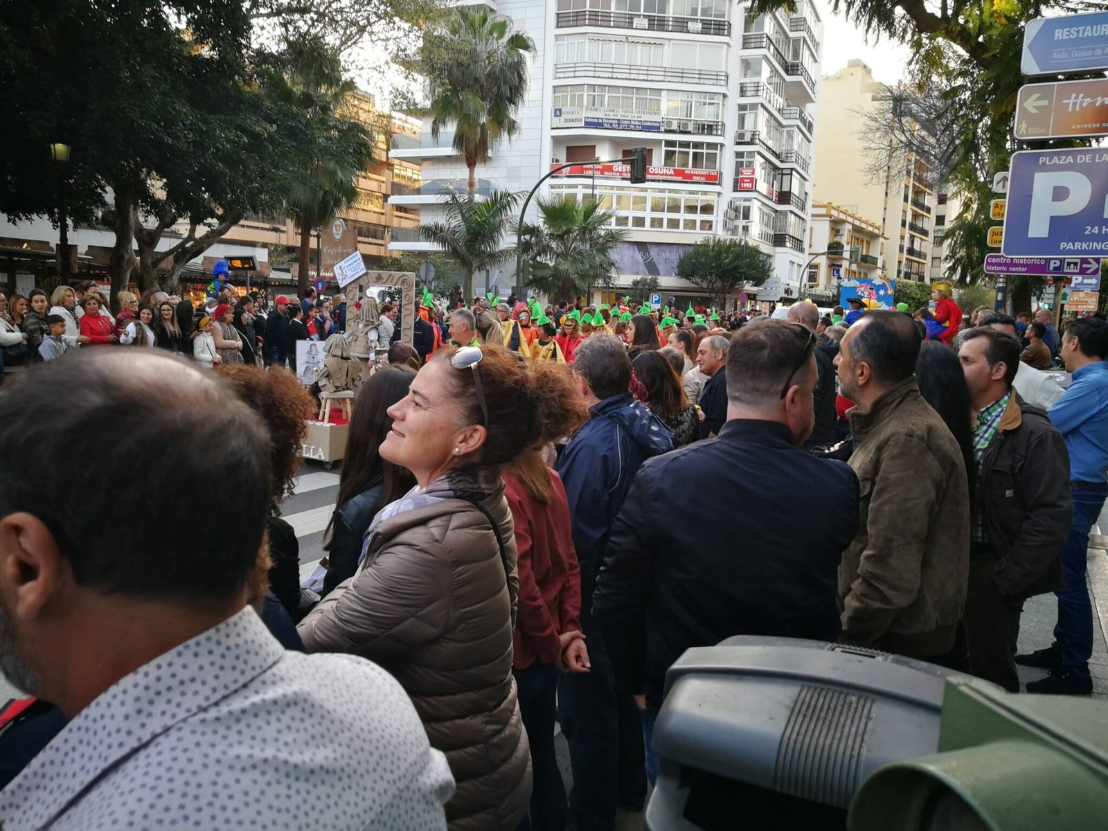A big crowd